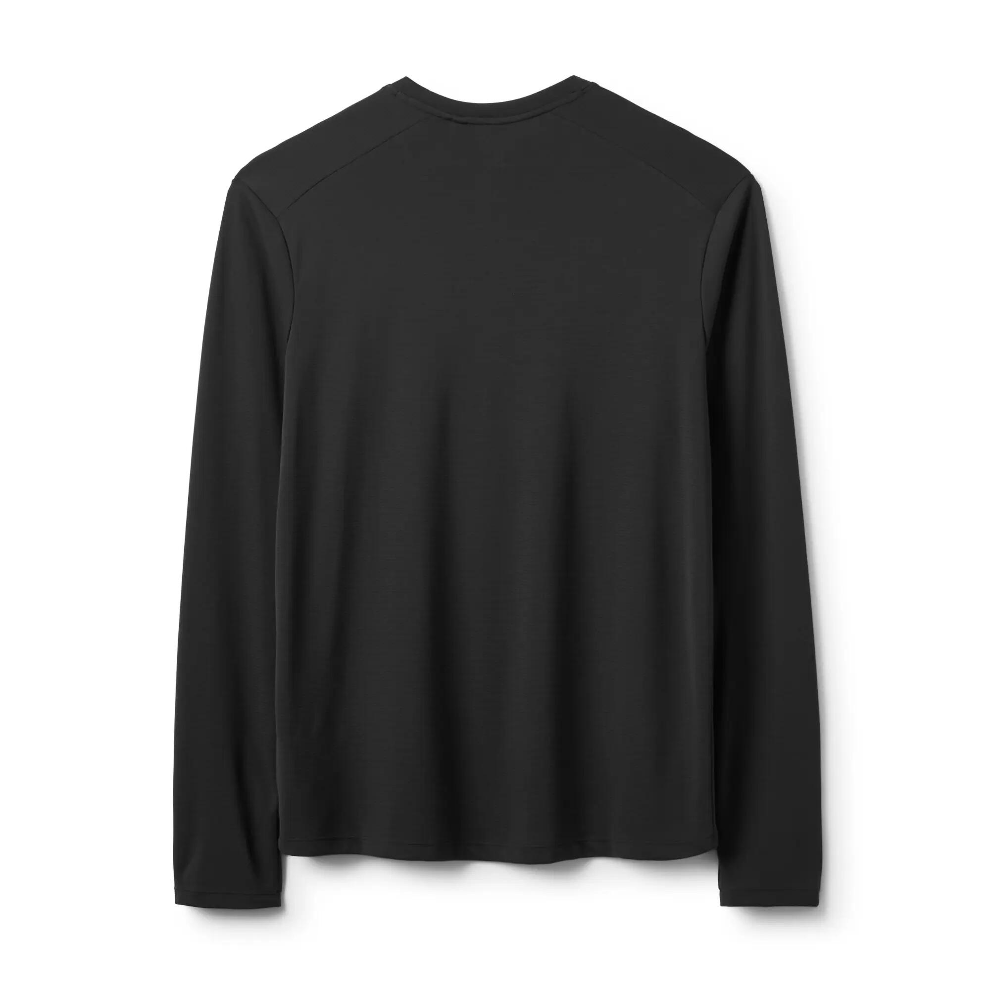 Men's Baselayer Top Force Long Sleeve - Black -  2