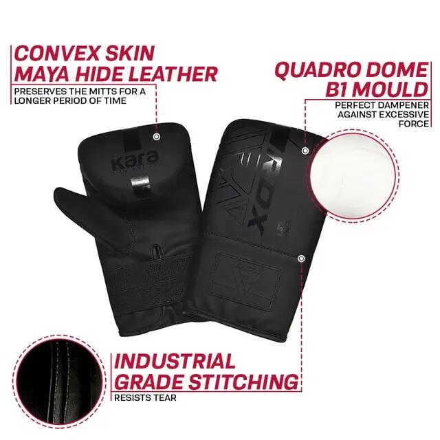 RDX X1 11-teiliges 4-Fuß-Boxsack-Set mit Handschuhen für das Heimtraining 5/5