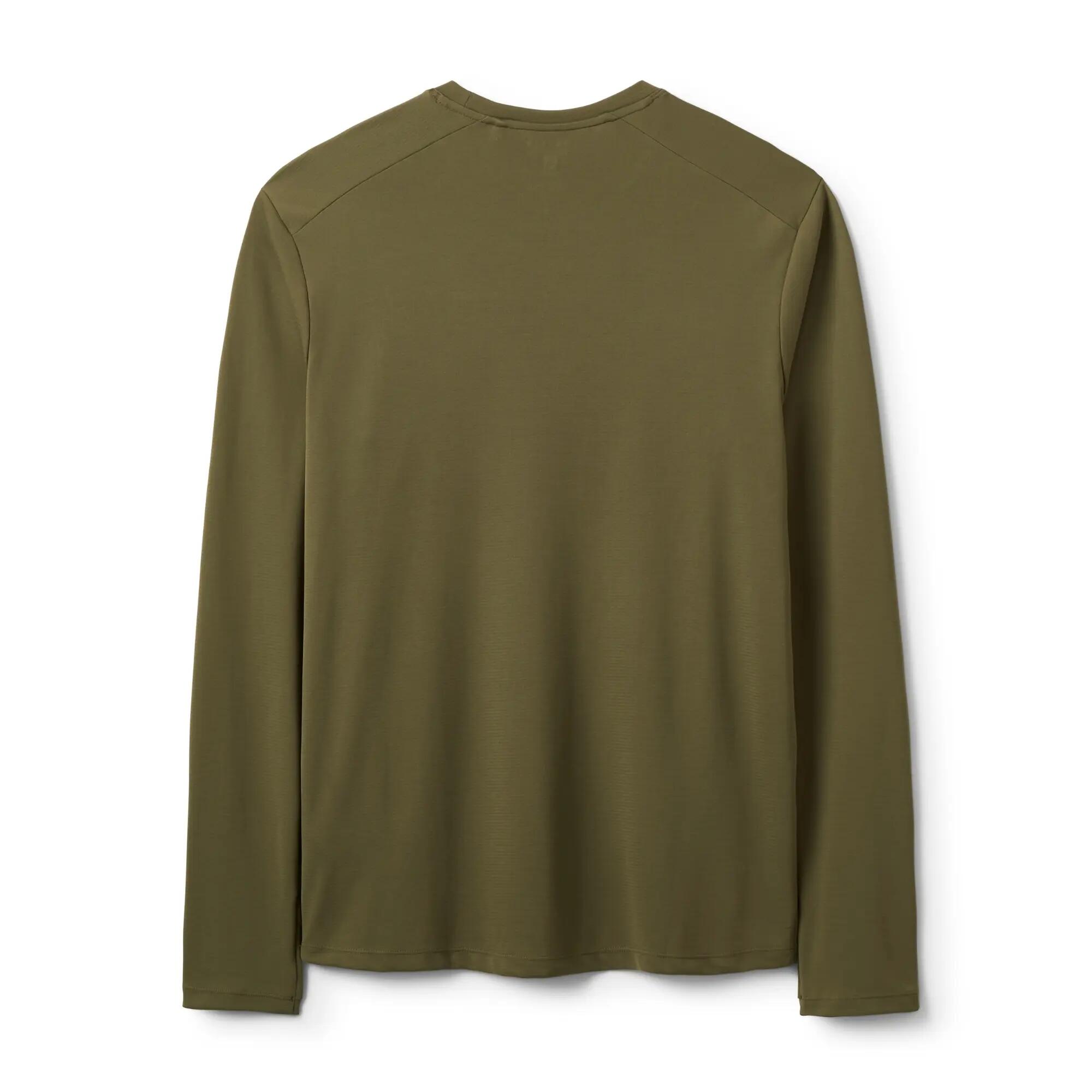 Men's Baselayer Top Force Long Sleeve - Olive -  2