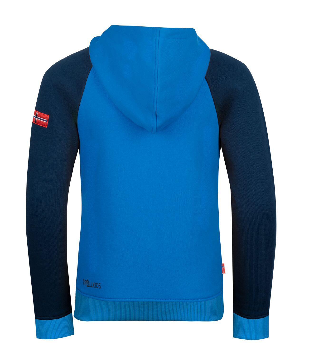 Kinder Kapuzenpullover Stavanger Marineblau/Mittelblau 2/3