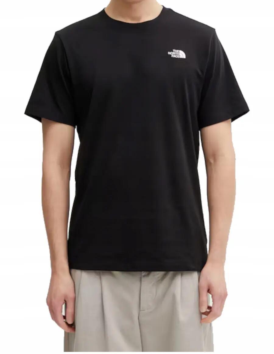 Koszulka The North Face White Czarna Bawełania Sportowa 3/5
