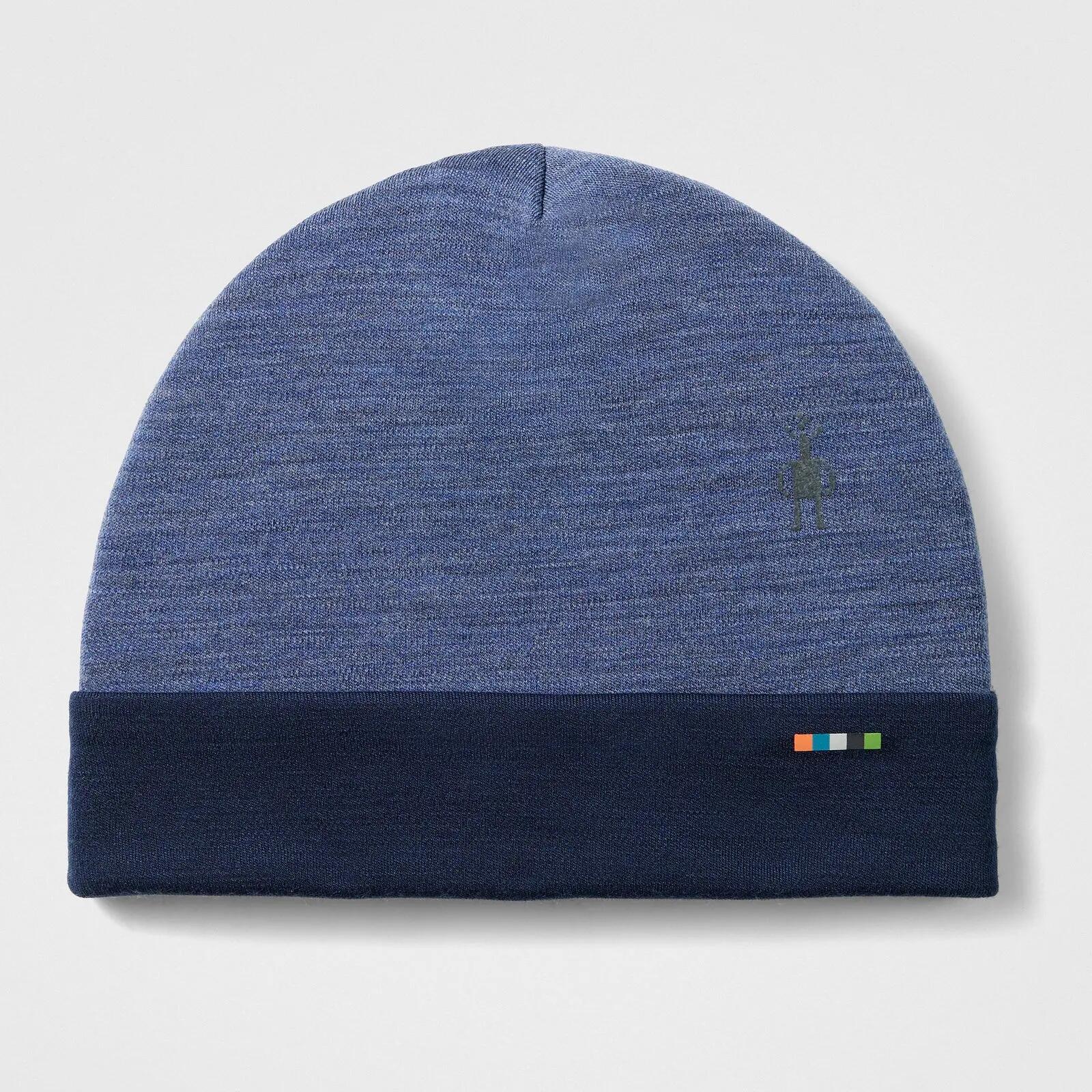 Căciulă Merino Smartwool Thermal Reversible - bleumarin Nightfall/Deep Navy 2/2