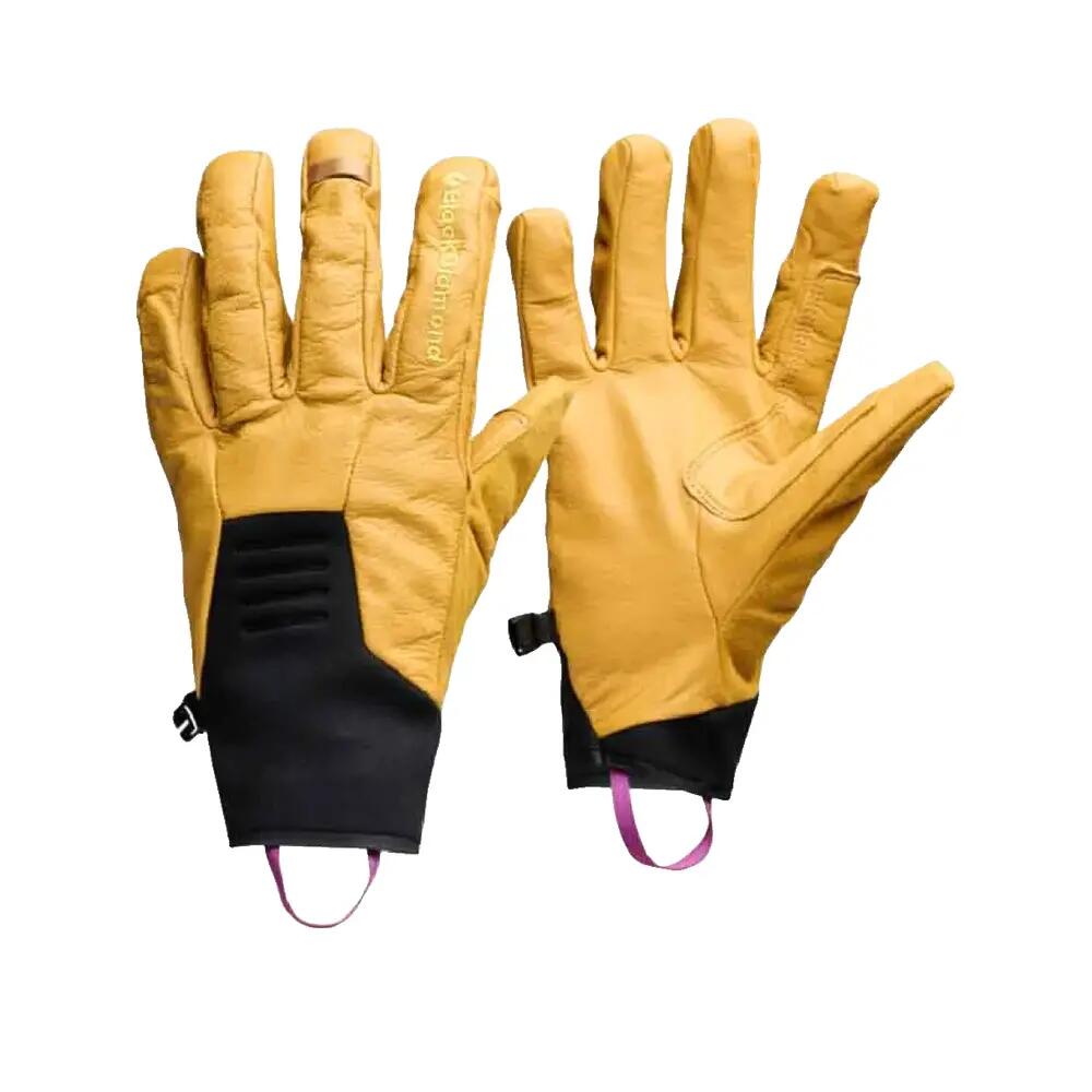 Black Diamond Tour LT Gloves Yellow/Black 2/2