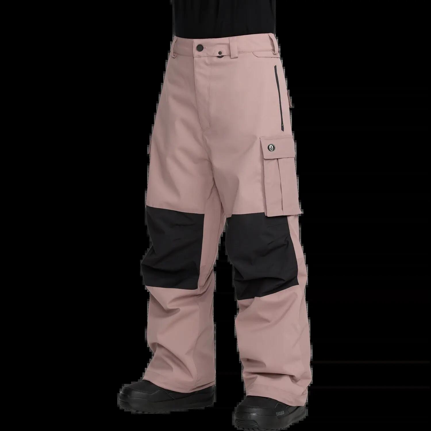 Calças de snowboard Volcom NWRK Baggy mauve 3/8