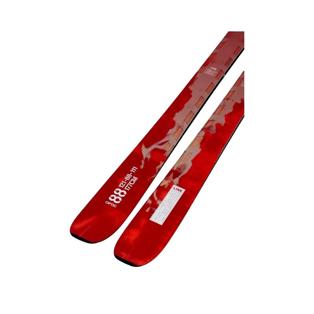 Skis alpini Line Optic 88 Rosso 7/7
