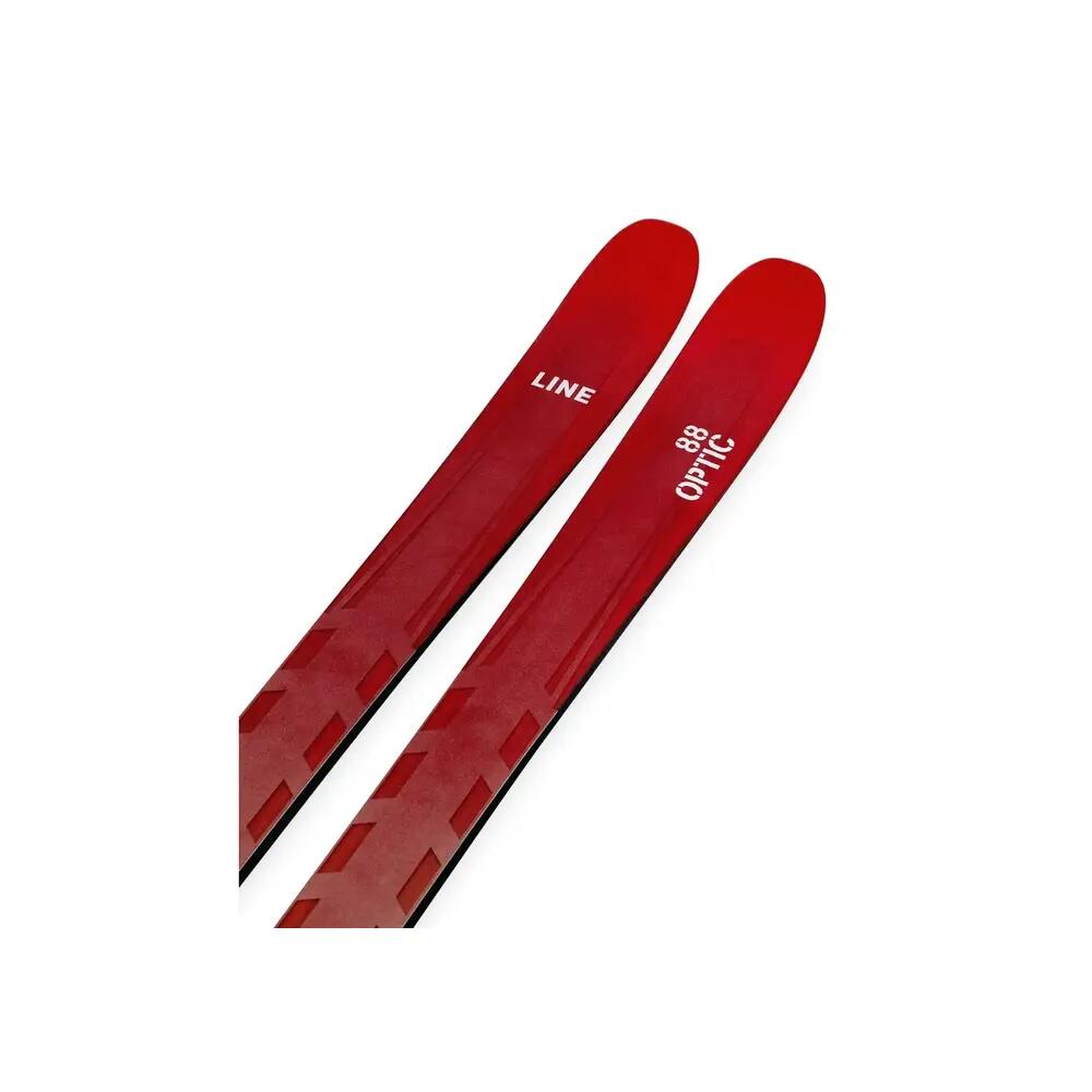 Skis alpini Line Optic 88 Rosso 6/7