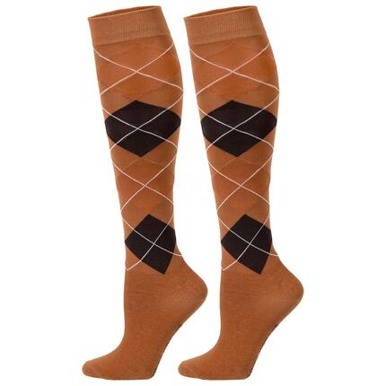 Chaussettes montantes Argyle