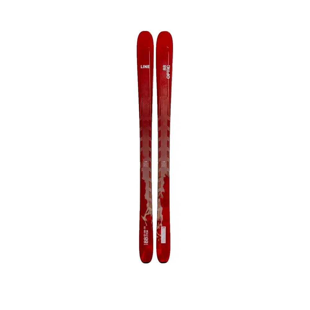 Skis alpini Line Optic 88 Rosso 2/7