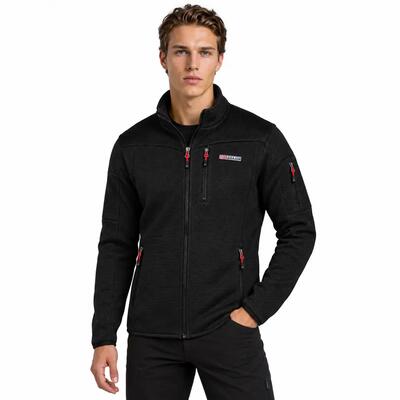 Fleece wandeljas met ritssluiting voor heren