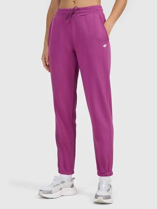 Spodnie dresowe typu jogger damskie 4F 4FWAW26TTROF1754