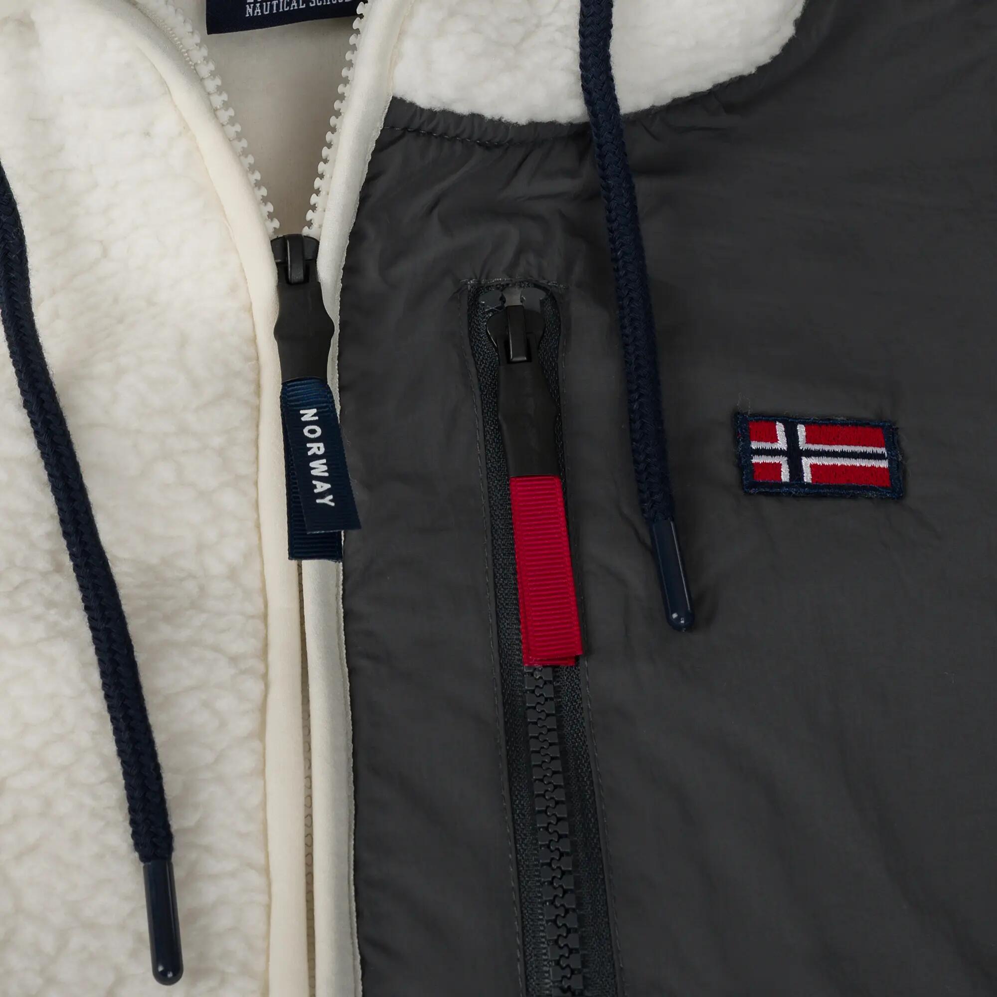 Pánská turistická fleecová mikina Norsko Sherpa na zip 5/7