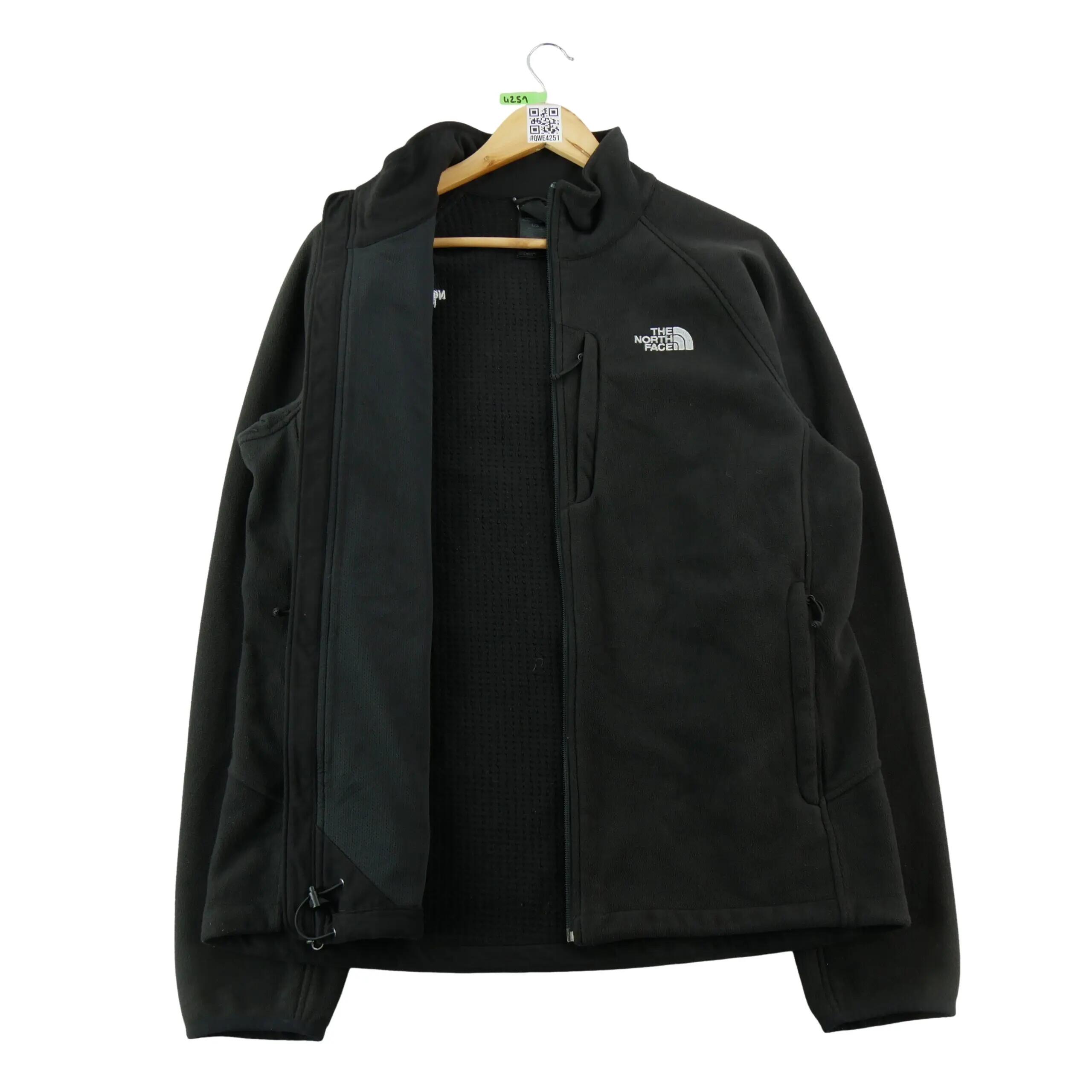 Second life - Men's Fleece Jacket with Stand-Up Collar - Very good 3/8