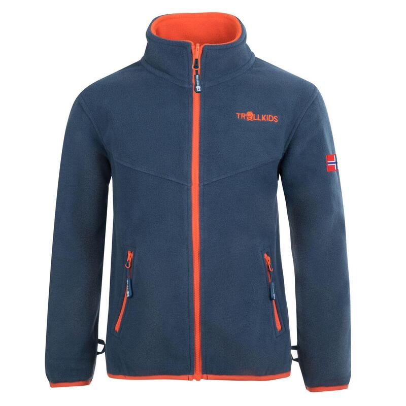 Kinder 3in1 Jacke Bryggen Wasserdicht Mystik Blau / Orange