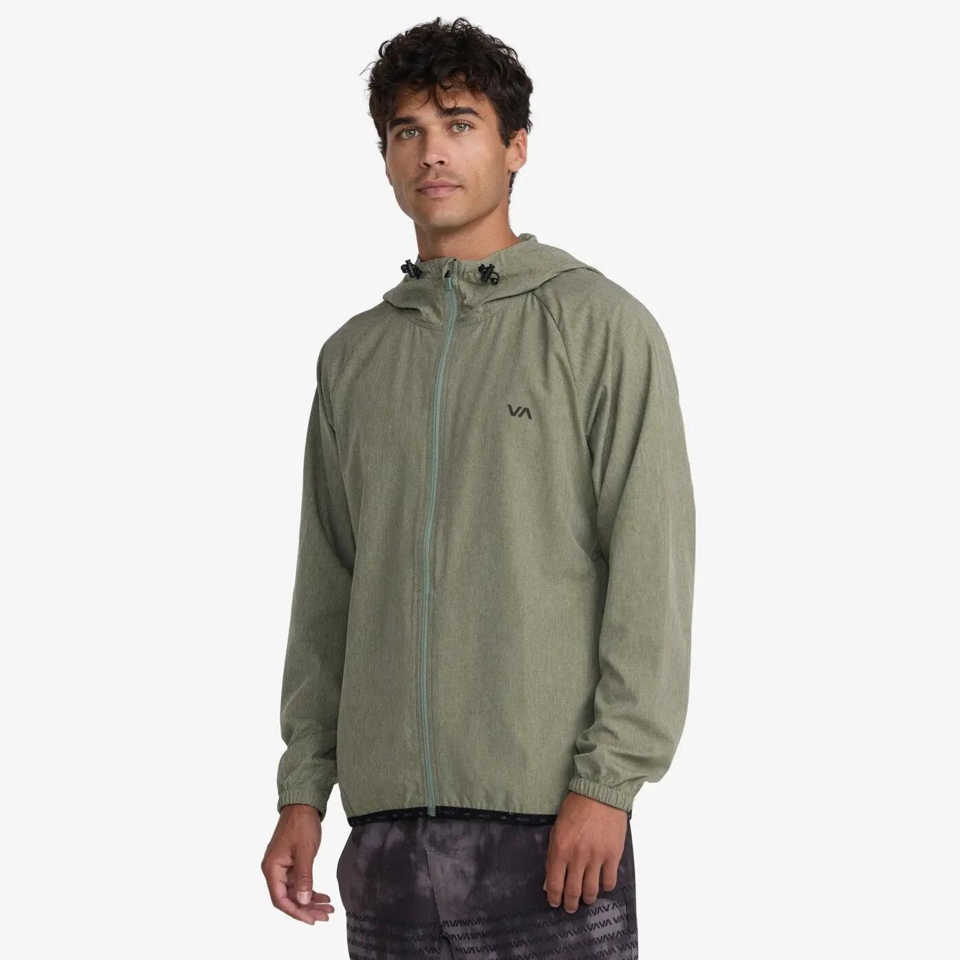 Chaqueta con capucha Rvca Yogger III Verde 4/4