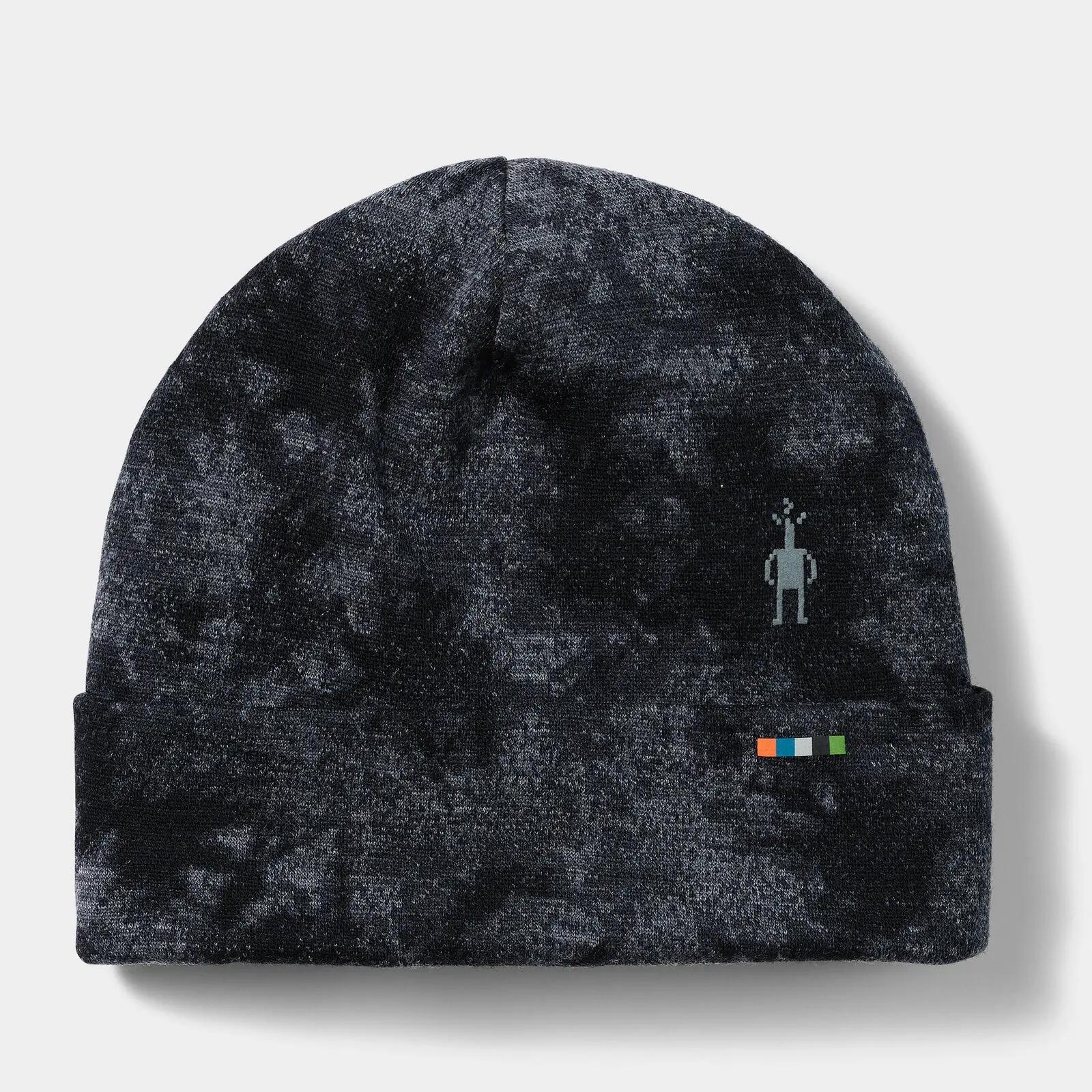 Căciulă Merino Smartwool Thermal Reversible Beanie - negru Tie Dye 3/3