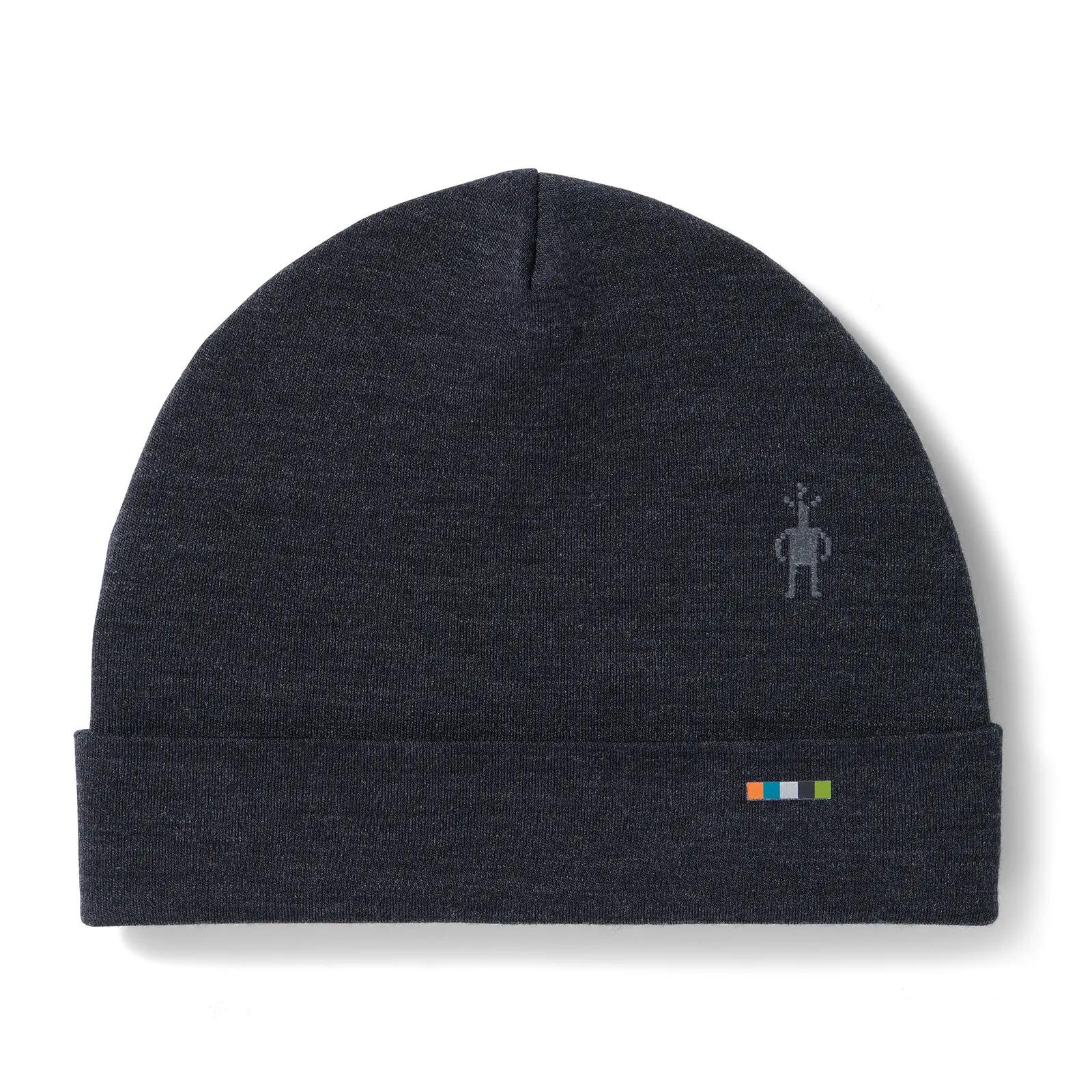 Căciulă Merino Smartwool Thermal Reversible Beanie - gri Charcoal | reversibilă 2/3