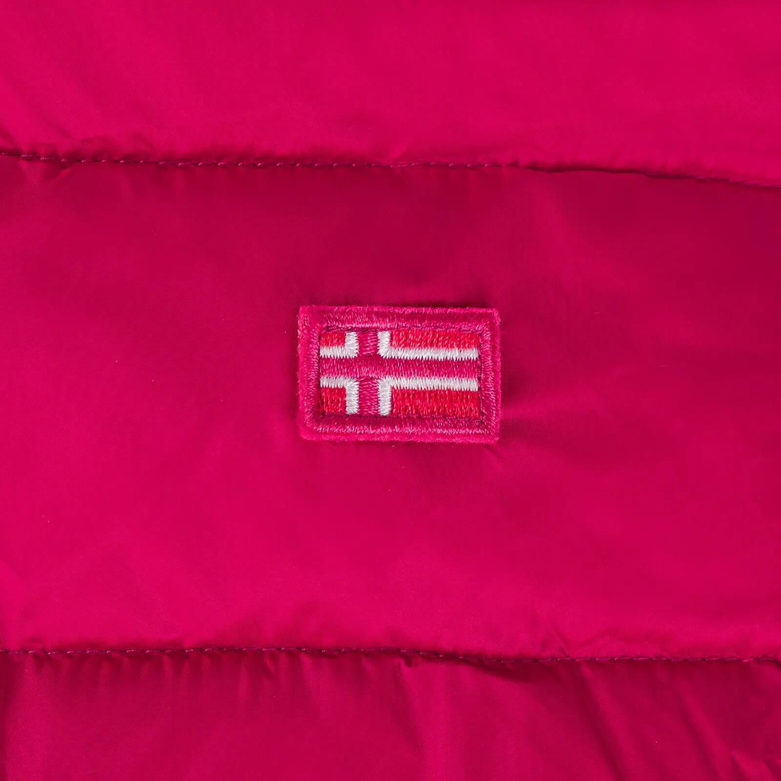 Dámská prošívaná turistická bunda Norway s kapucí 7/7
