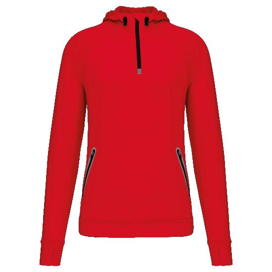 Poract 1/4 Zip Sport Hooded Sweatshirt