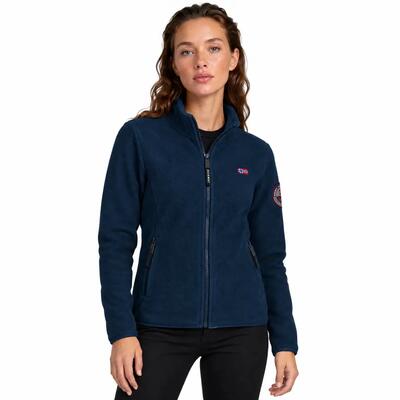 Dames sherpa wandelfleece met ritssluiting