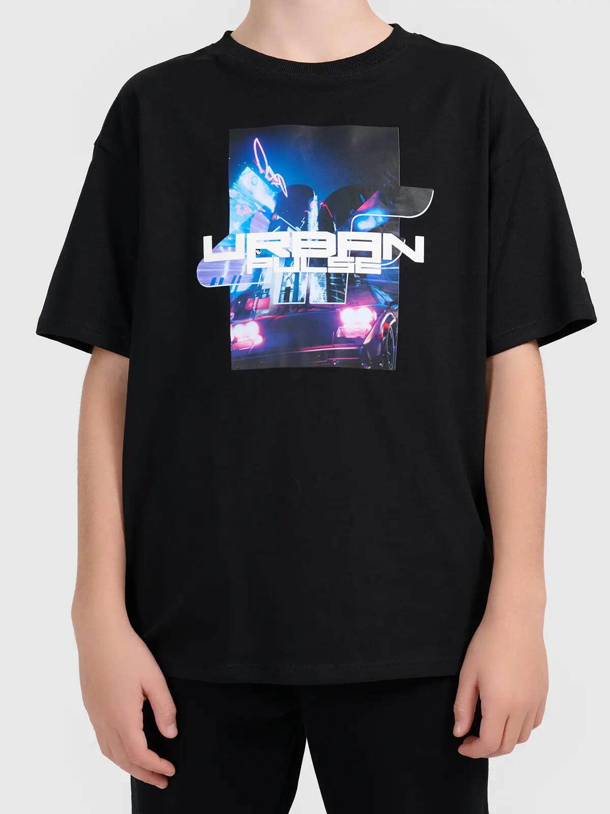 T-shirt bawełniany chłopięcy 4F 4FJWAW26TTSHM3516 3/4
