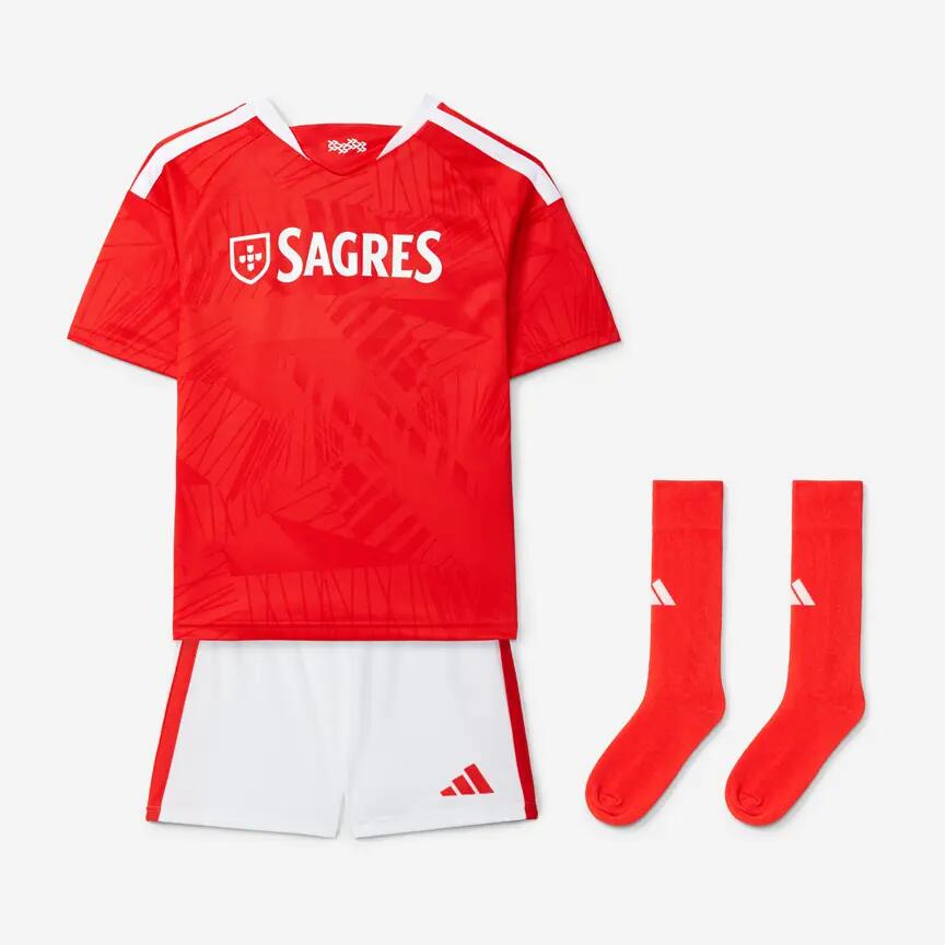 Completo calcio - Bambini - SL Benfica 2026-2027 - Rosso e bianco 2/2
