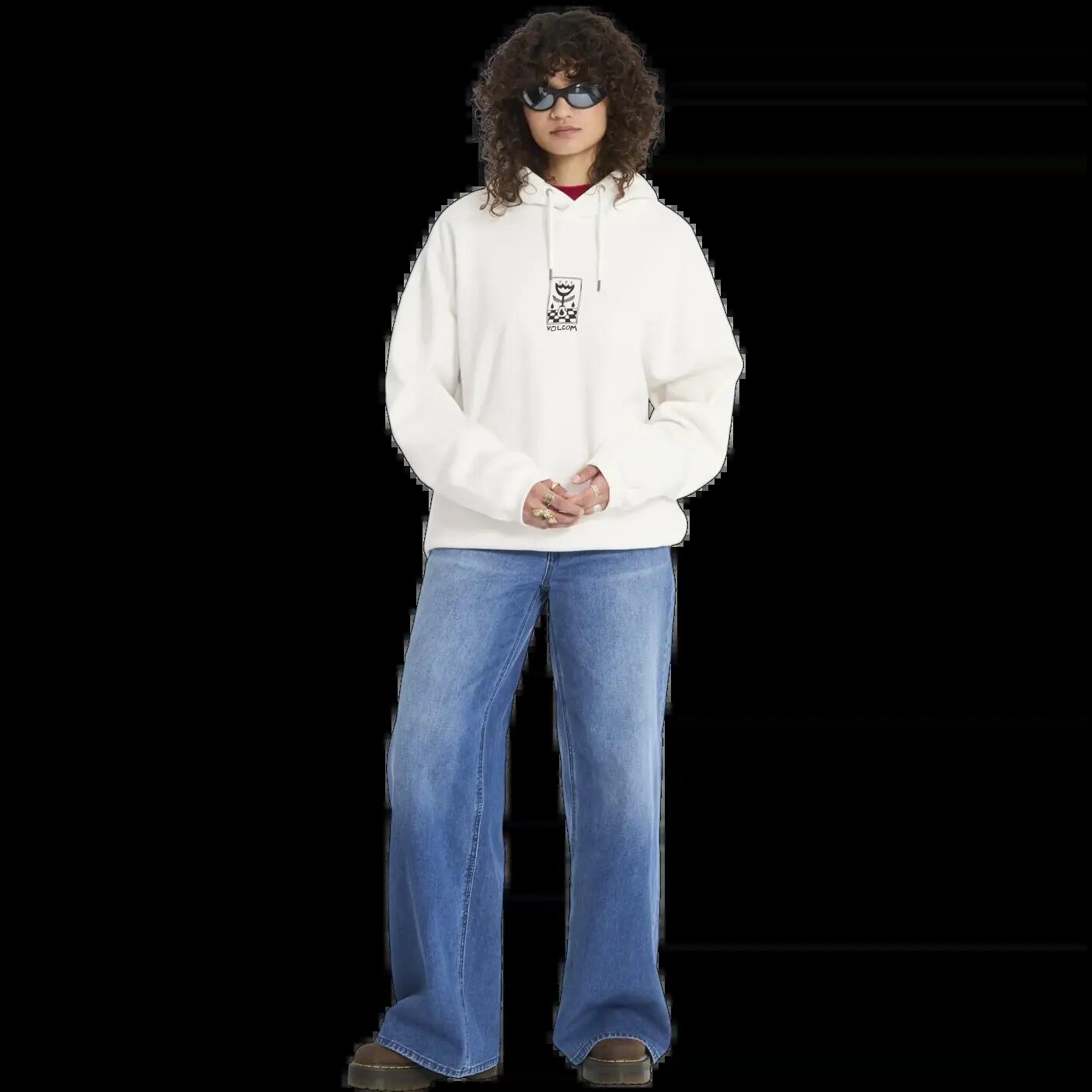Sudadera con capucha Volcom RADICAL DAZE UP PO Blanco 6/6