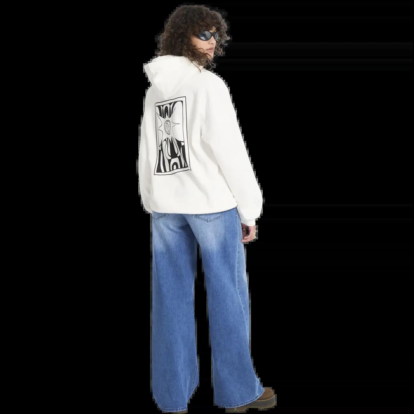 Sudadera con capucha Volcom RADICAL DAZE UP PO Blanco 5/6