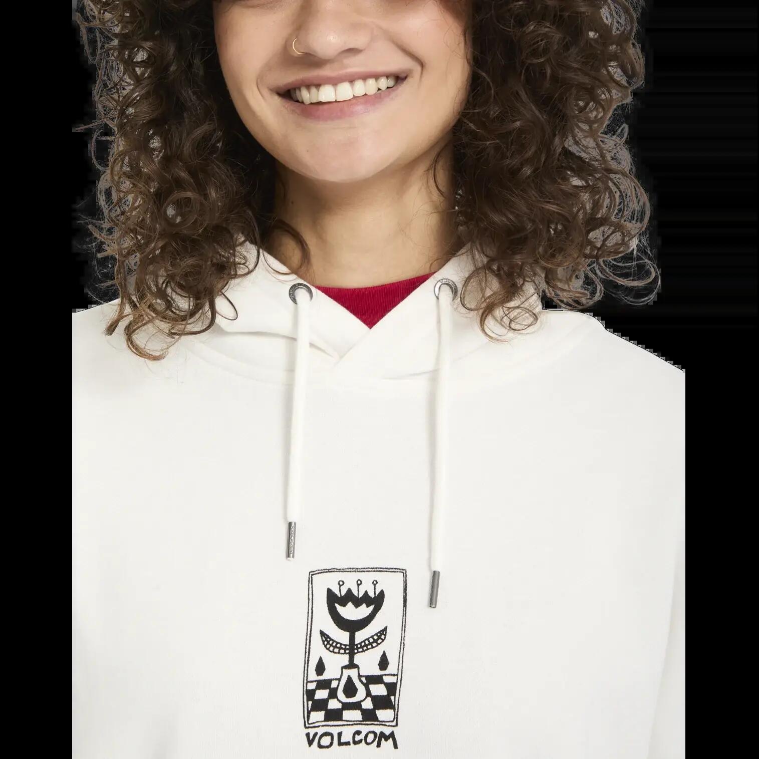 Sudadera con capucha Volcom RADICAL DAZE UP PO Blanco 4/6