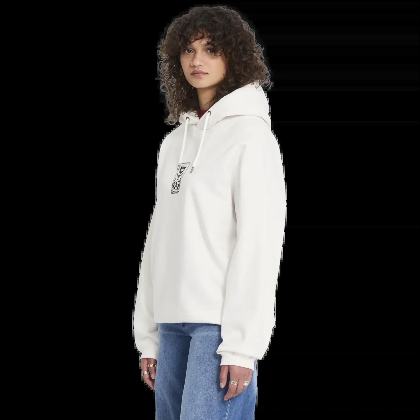Sudadera con capucha Volcom RADICAL DAZE UP PO Blanco 3/6