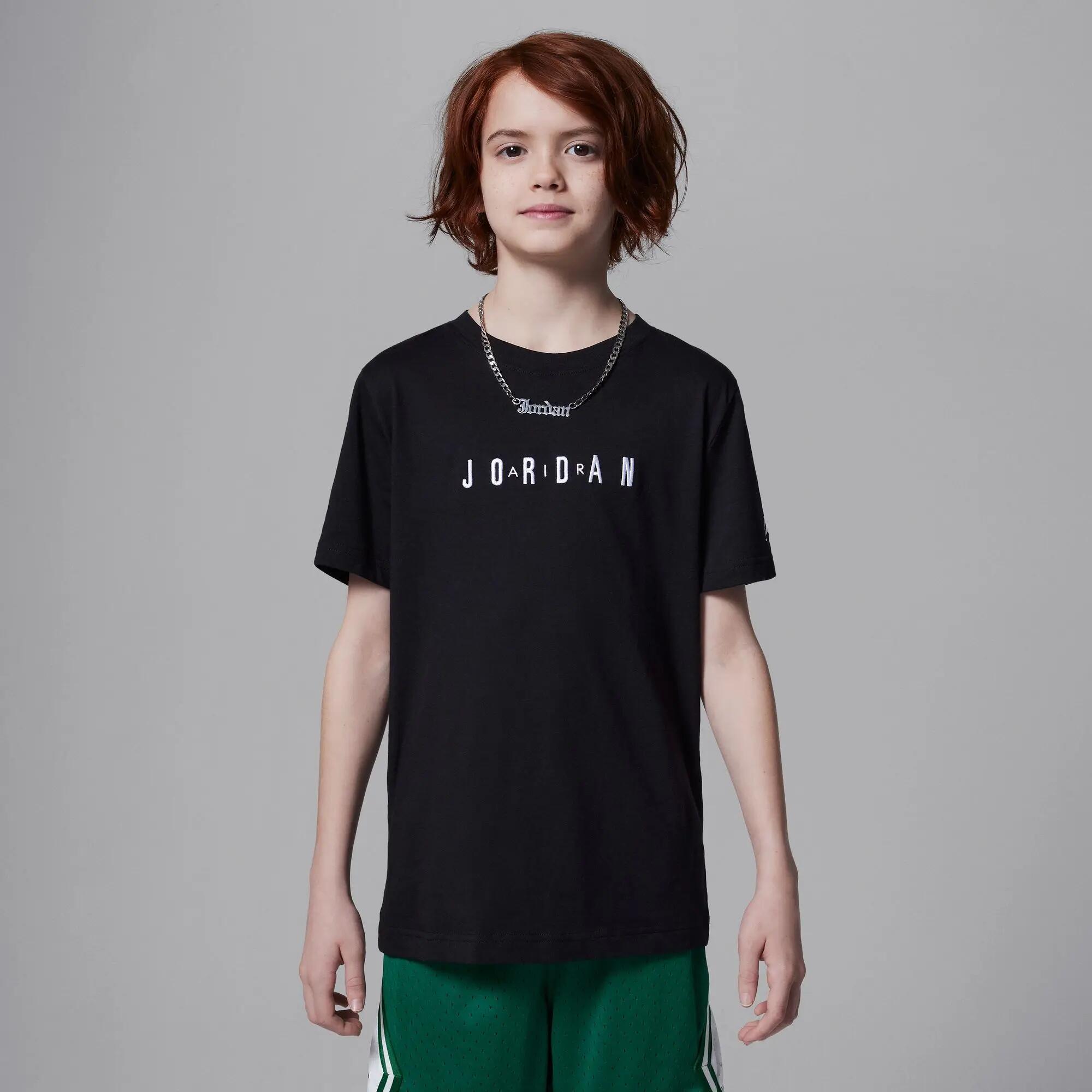 T-Shirt Jordan Jdb Mj Wordmark Emb Crew Junior 2/5