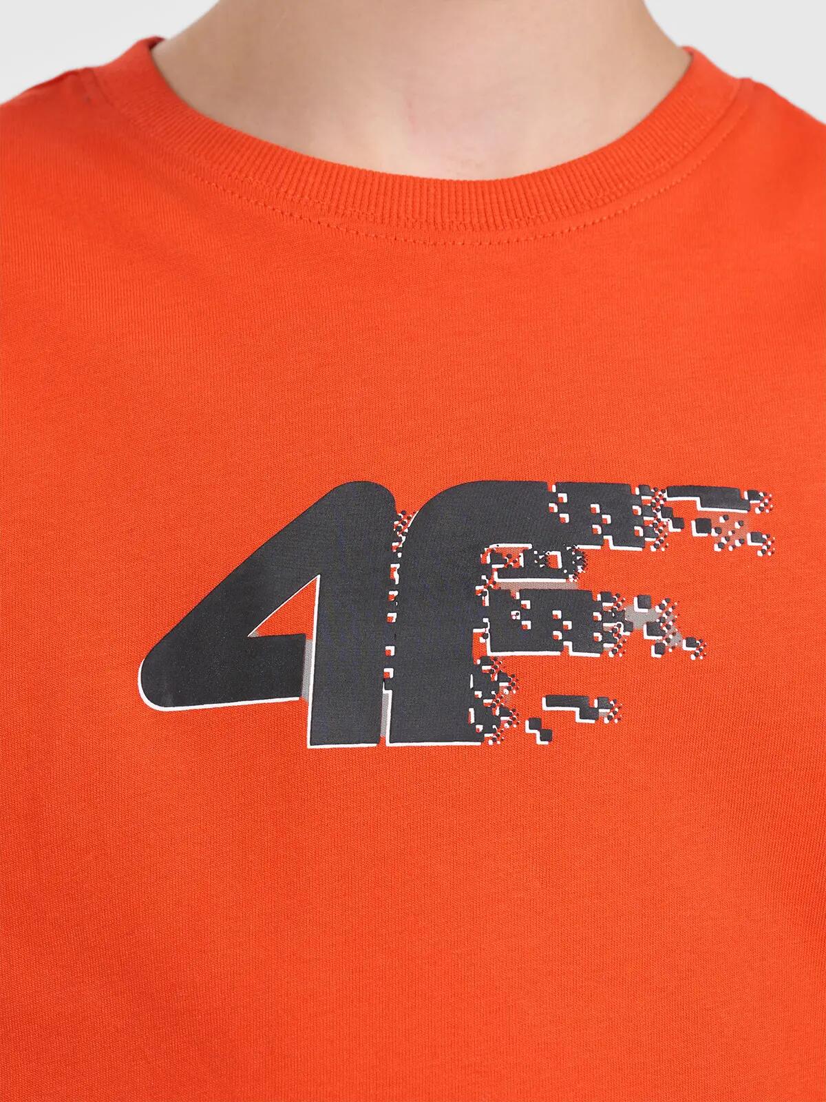 T-shirt bawełniany chłopięcy 4F 4FJWAW26TTSHM3515 3/3