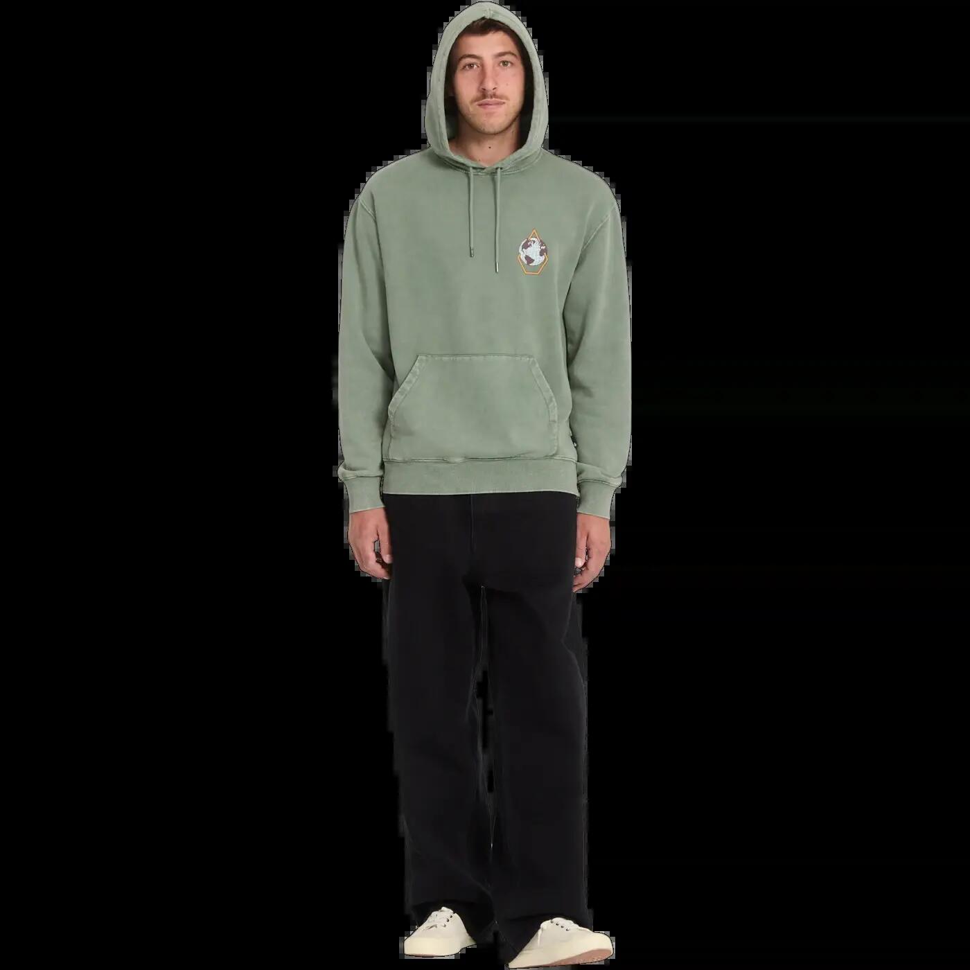 Sudadera con capucha Volcom EARTH TRIPPER Verde Brolive 6/8