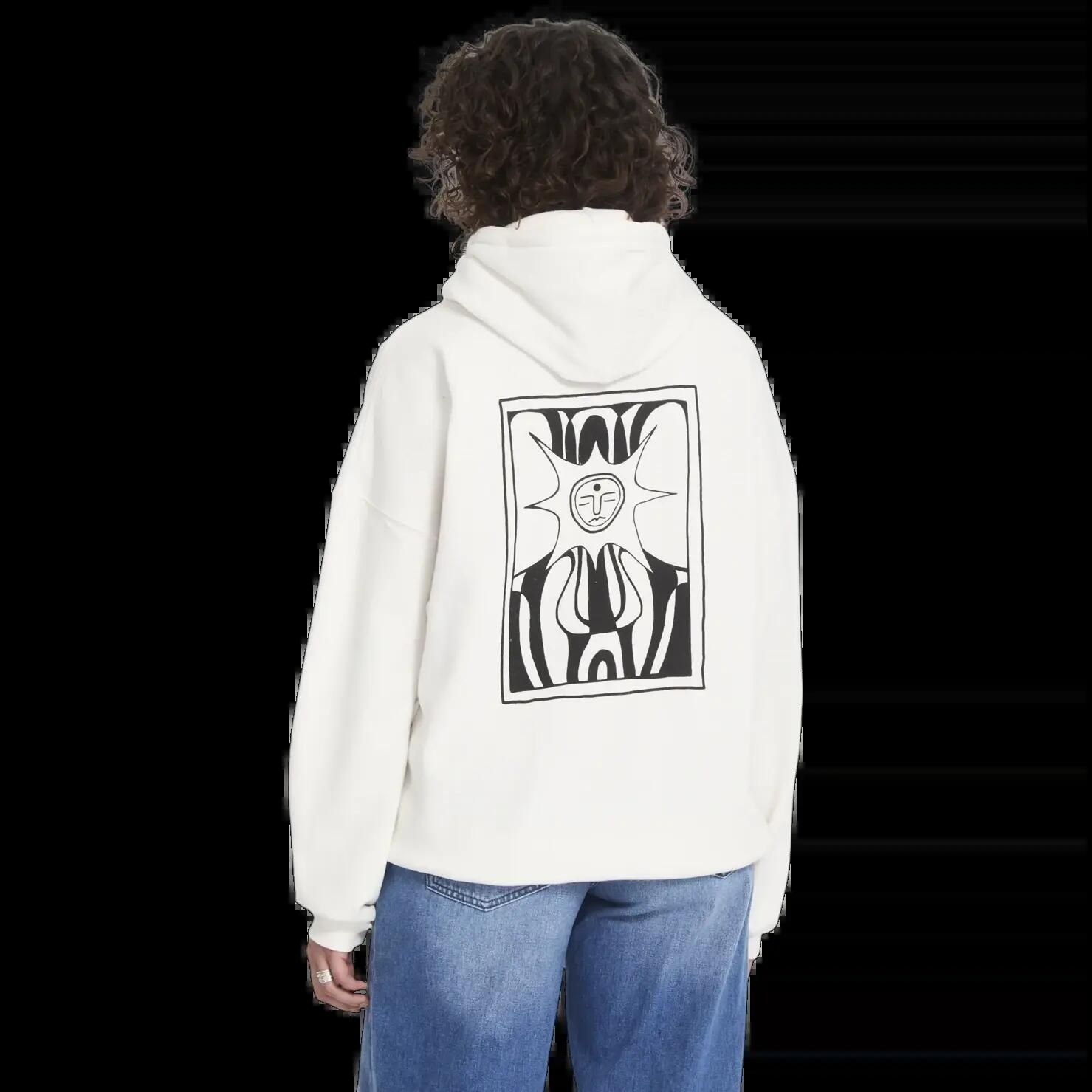Sudadera con capucha Volcom RADICAL DAZE UP PO Blanco 2/6