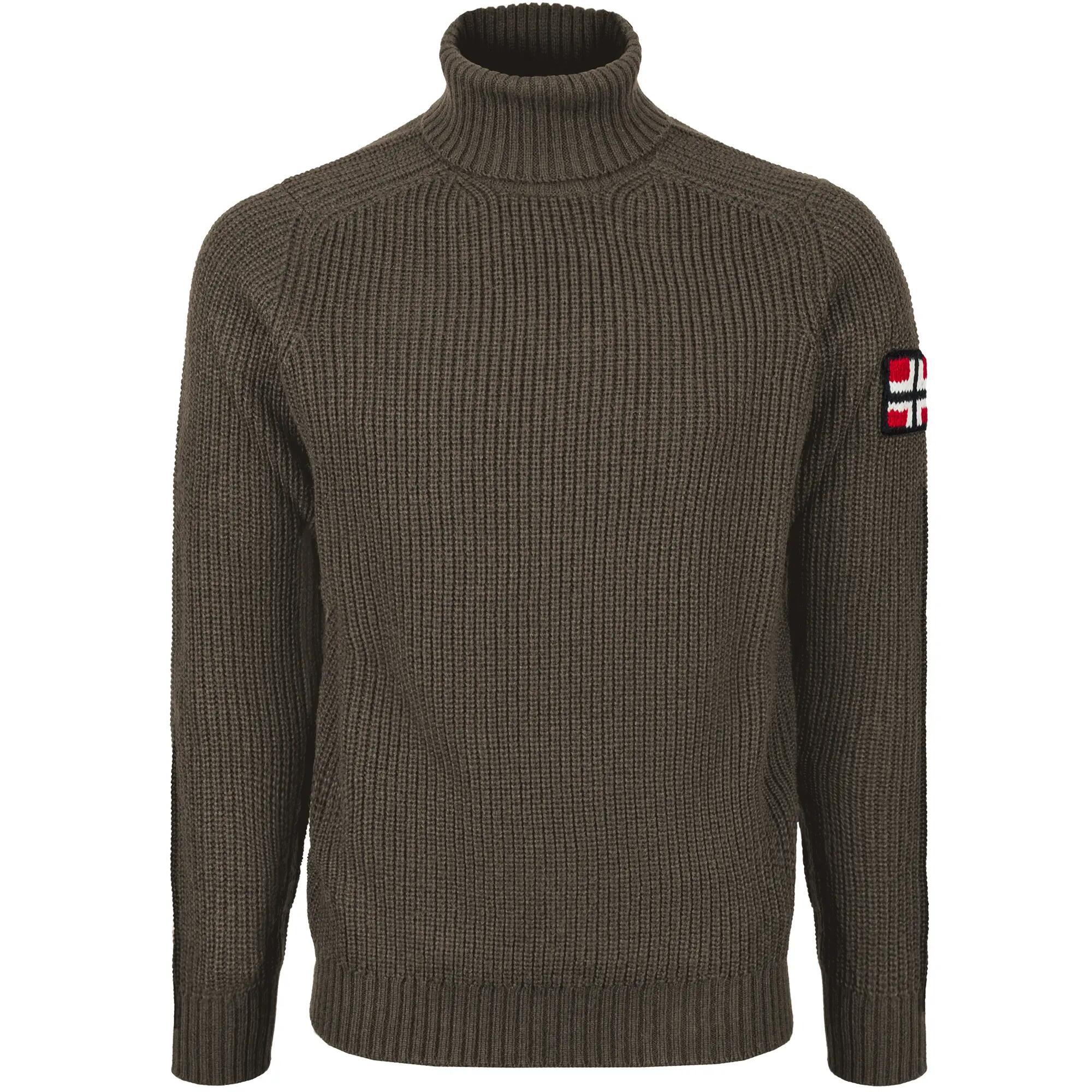Pánský turistický svetr z Norska s vlnou 3/7