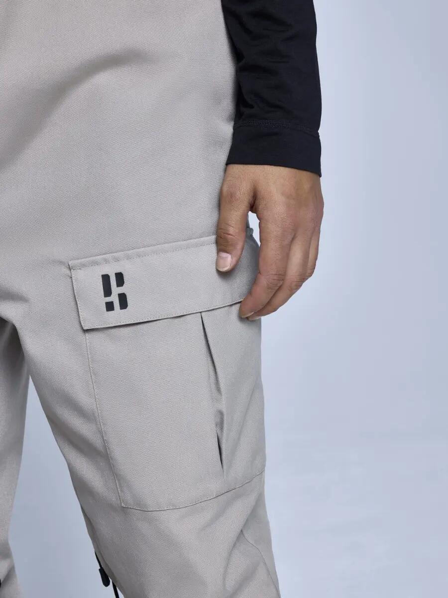 Skihose Herren - Drekka Bib - Khaki 6/7