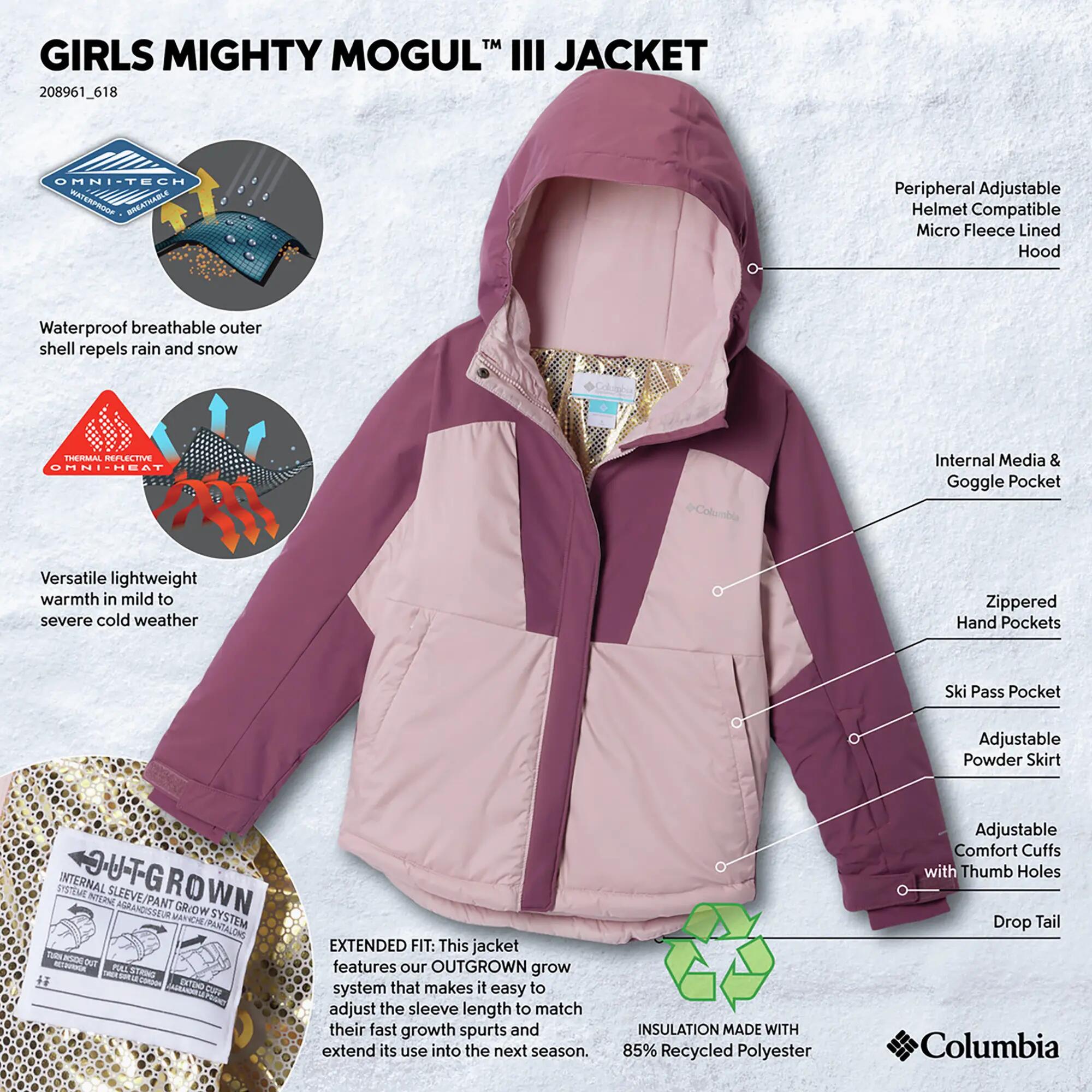 Giacca da sci per bambini Columbia Mighty Mogul III 4/5