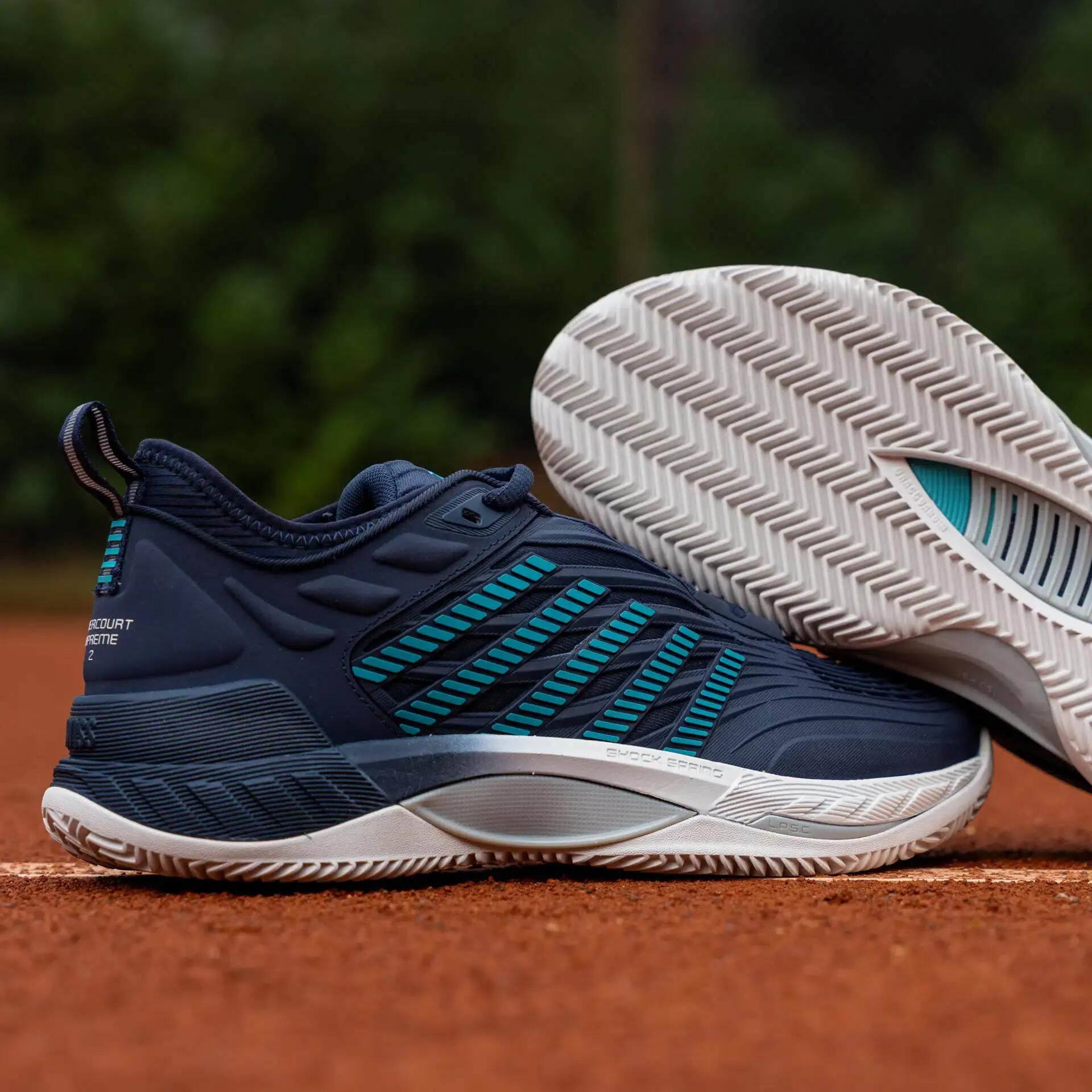 K-Swiss Men's Hypercourt Supreme 2 Clay Court Tennis Shoes 6/6