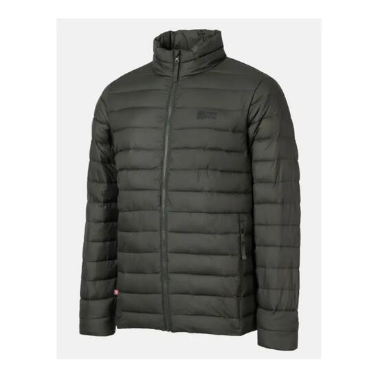 Anorak - Aislado - Manga larga - Cuello con cremallera - Balena - Verde oscuro