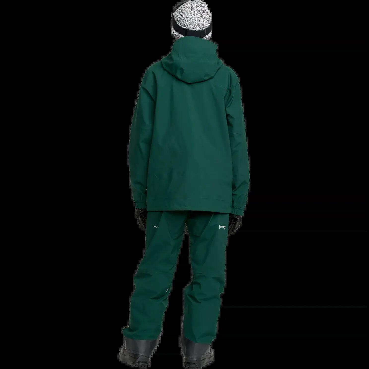 Calças de snowboard Volcom Guide Verde Preto 5/8