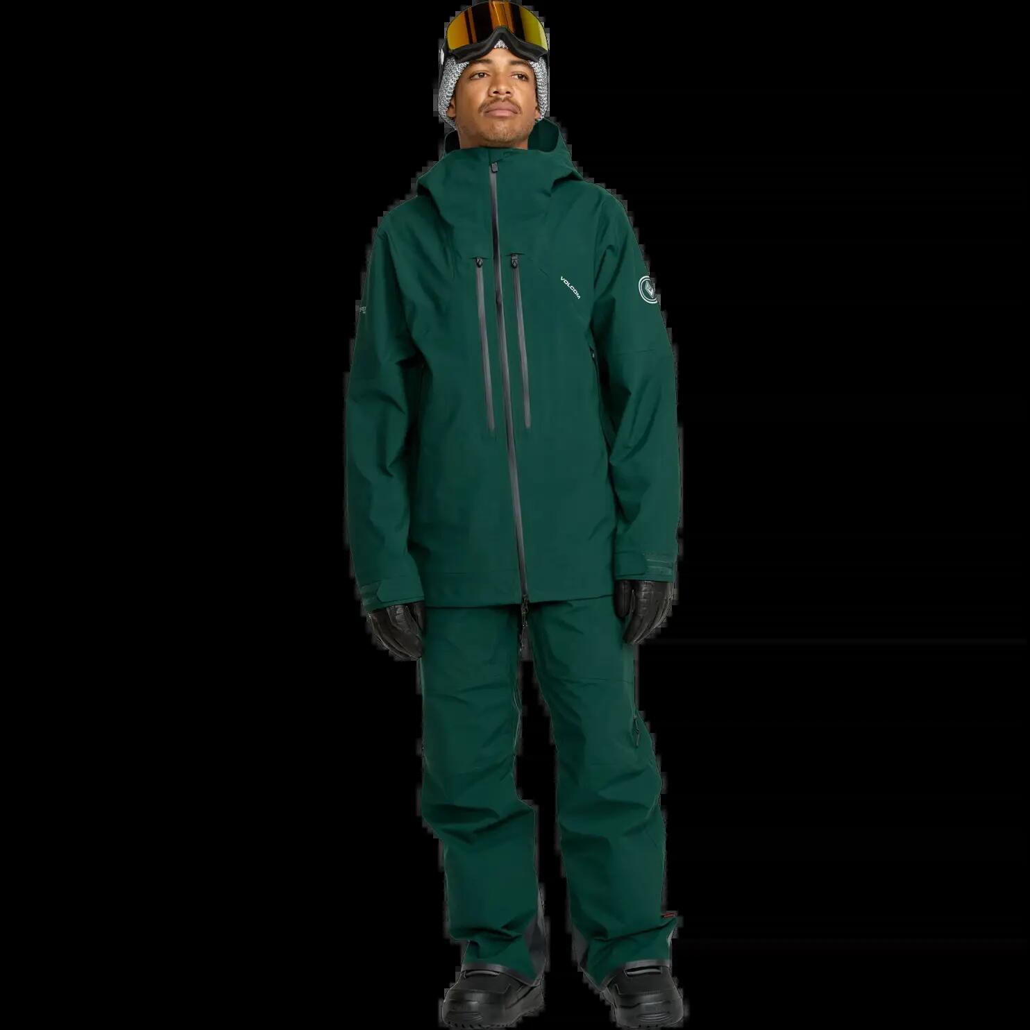 Calças de snowboard Volcom Guide Verde Preto 4/8