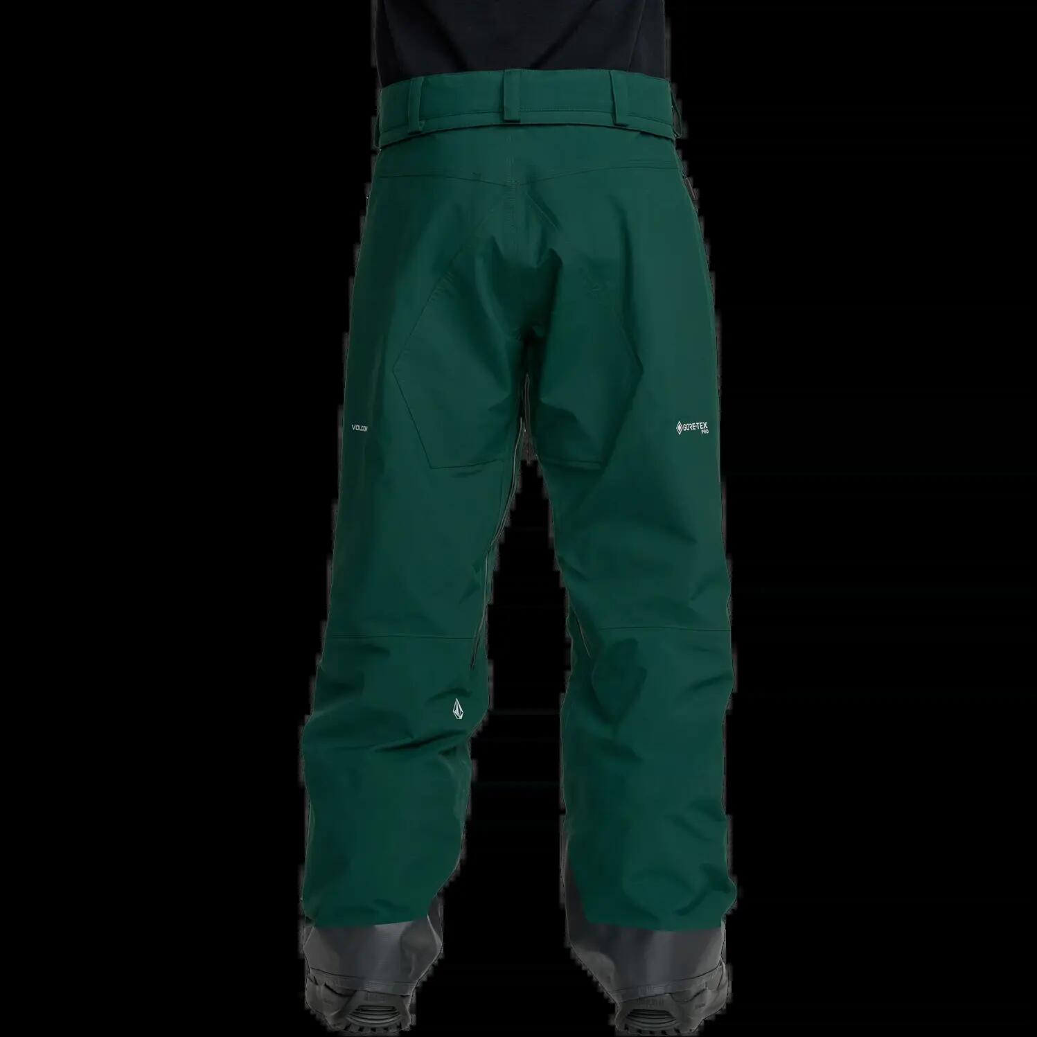 Calças de snowboard Volcom Guide Verde Preto 2/8