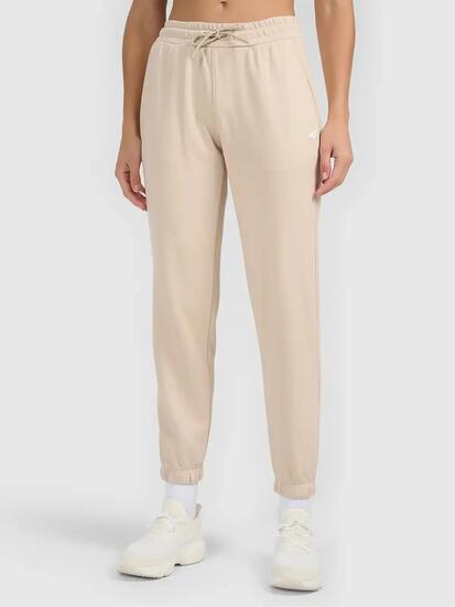 Spodnie dresowe typu jogger damskie 4F 4FWAW26TTROF1754
