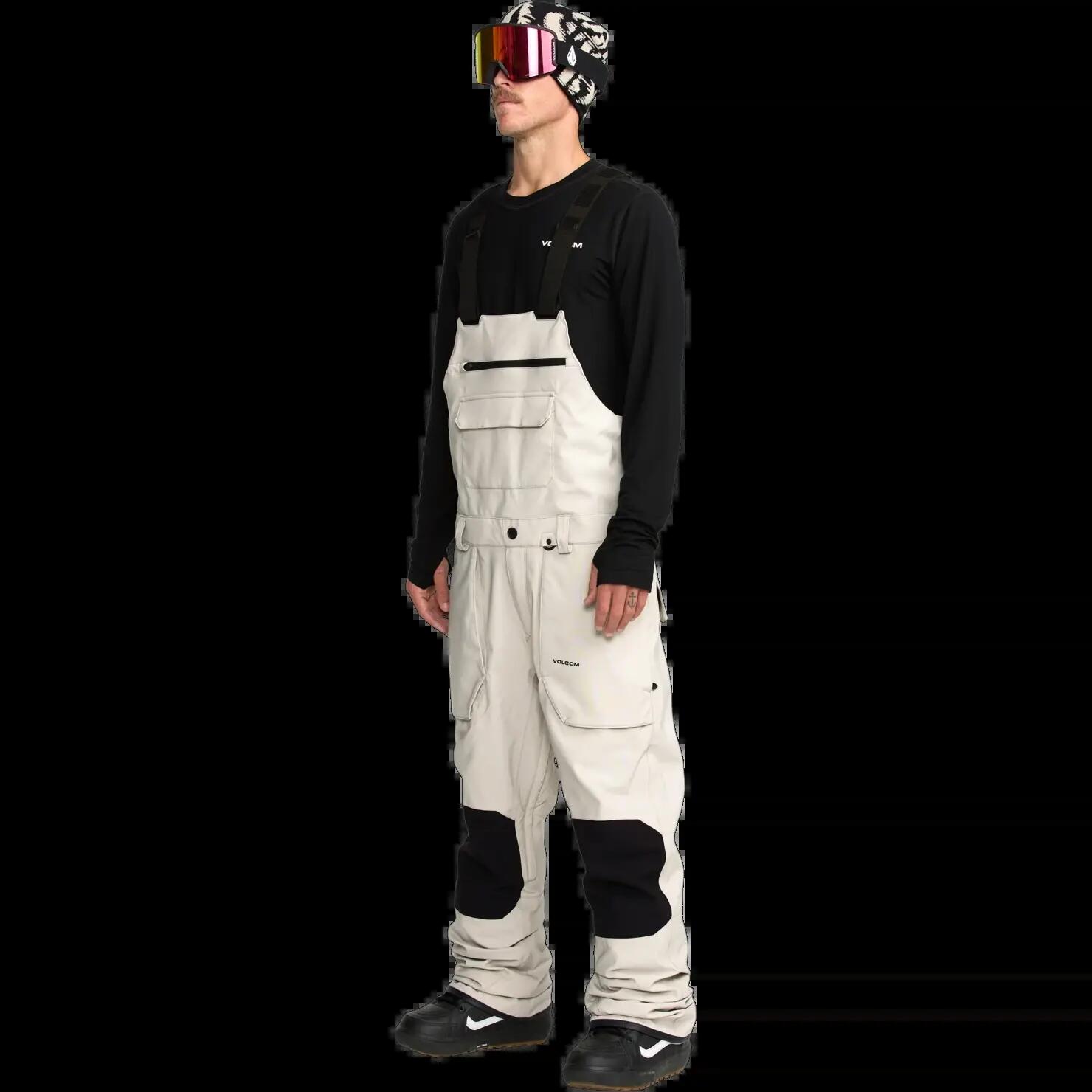 Calças de snowboard Volcom ROAN BIB Pedra 3/8