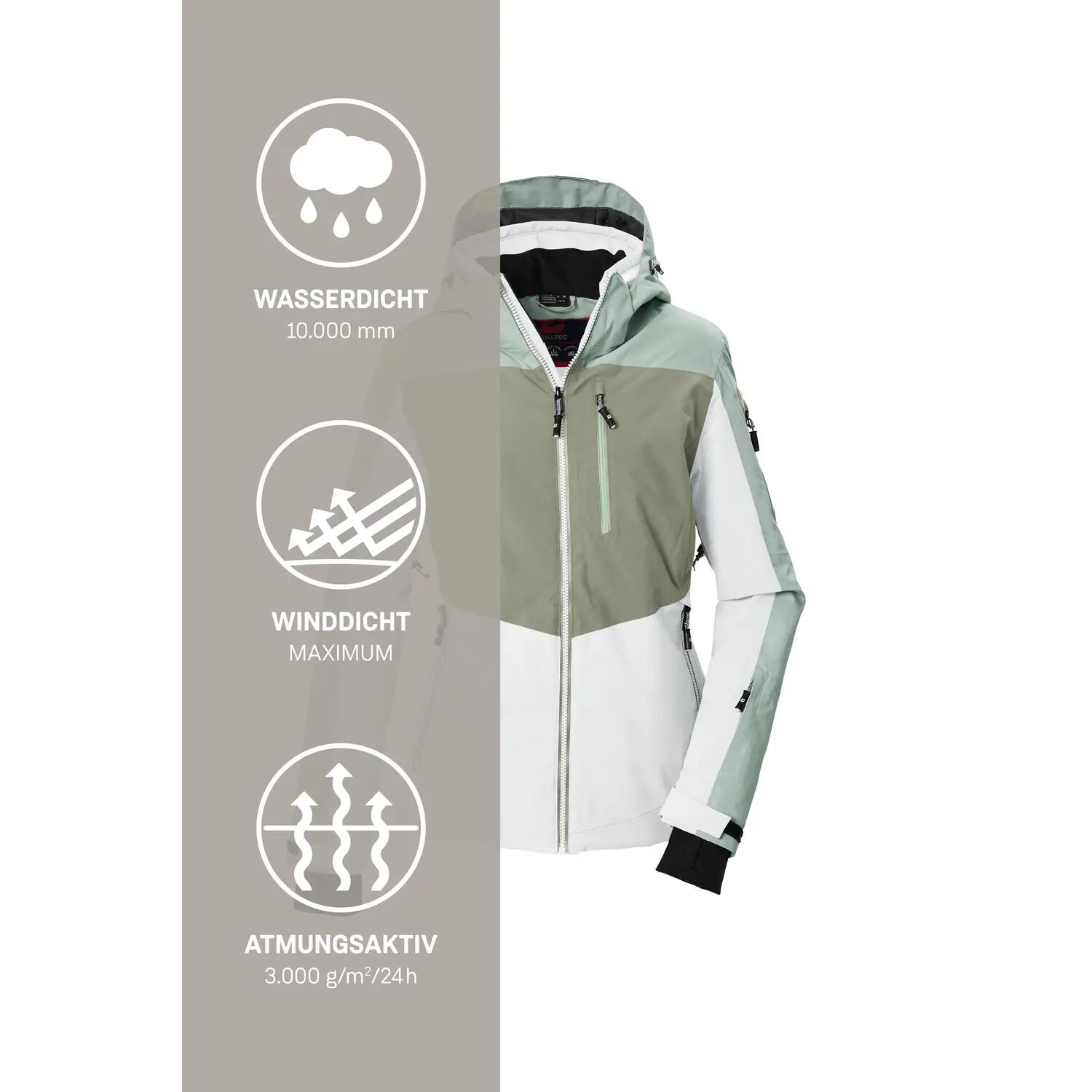 Damen Skijacke Funktionsjacke mit abzippbarer Kapuze 6/7