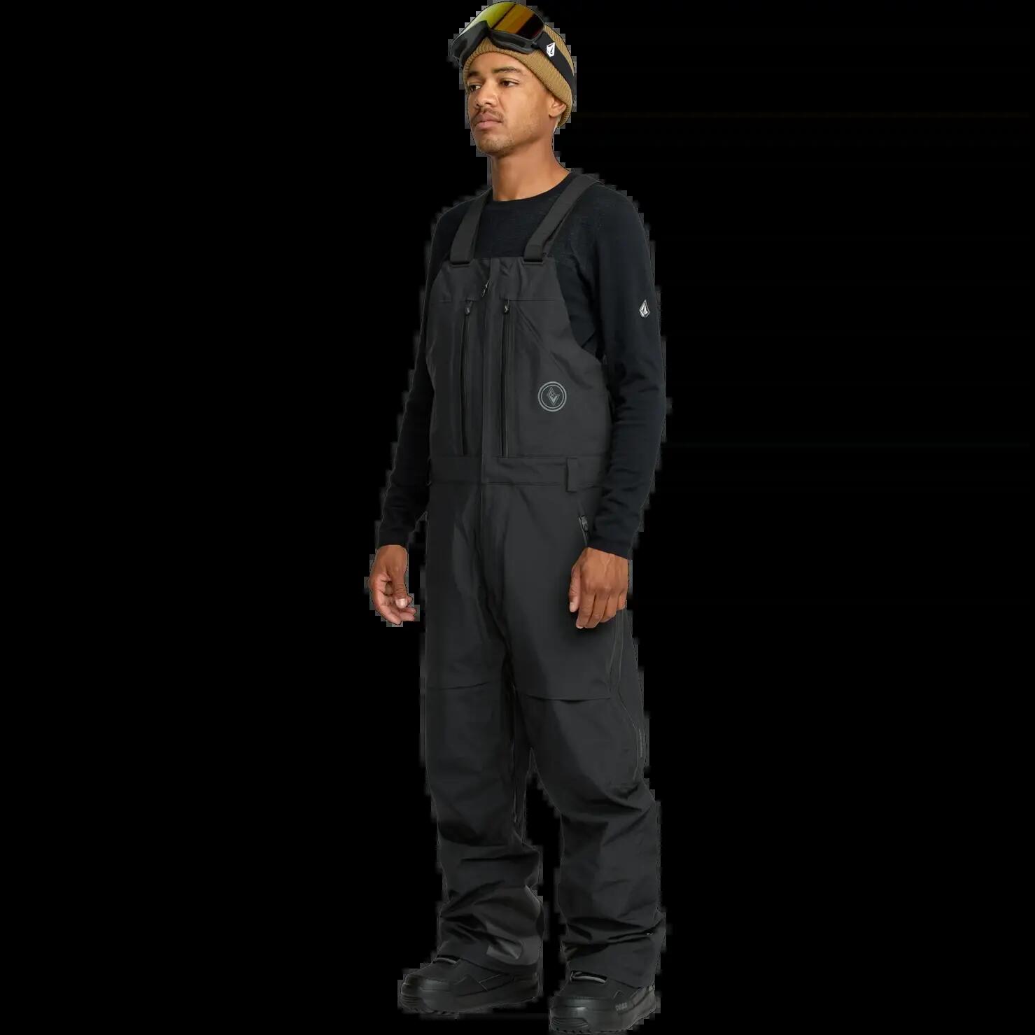 Calças de snowboard Volcom ANYOX GORE-TEX PRO SHELL Preto 3/8