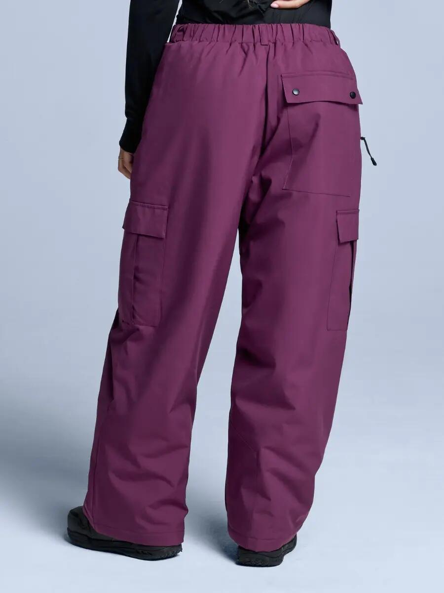 Pantalón de esquí Unisex - Jibba Park - Burdeos 3/7