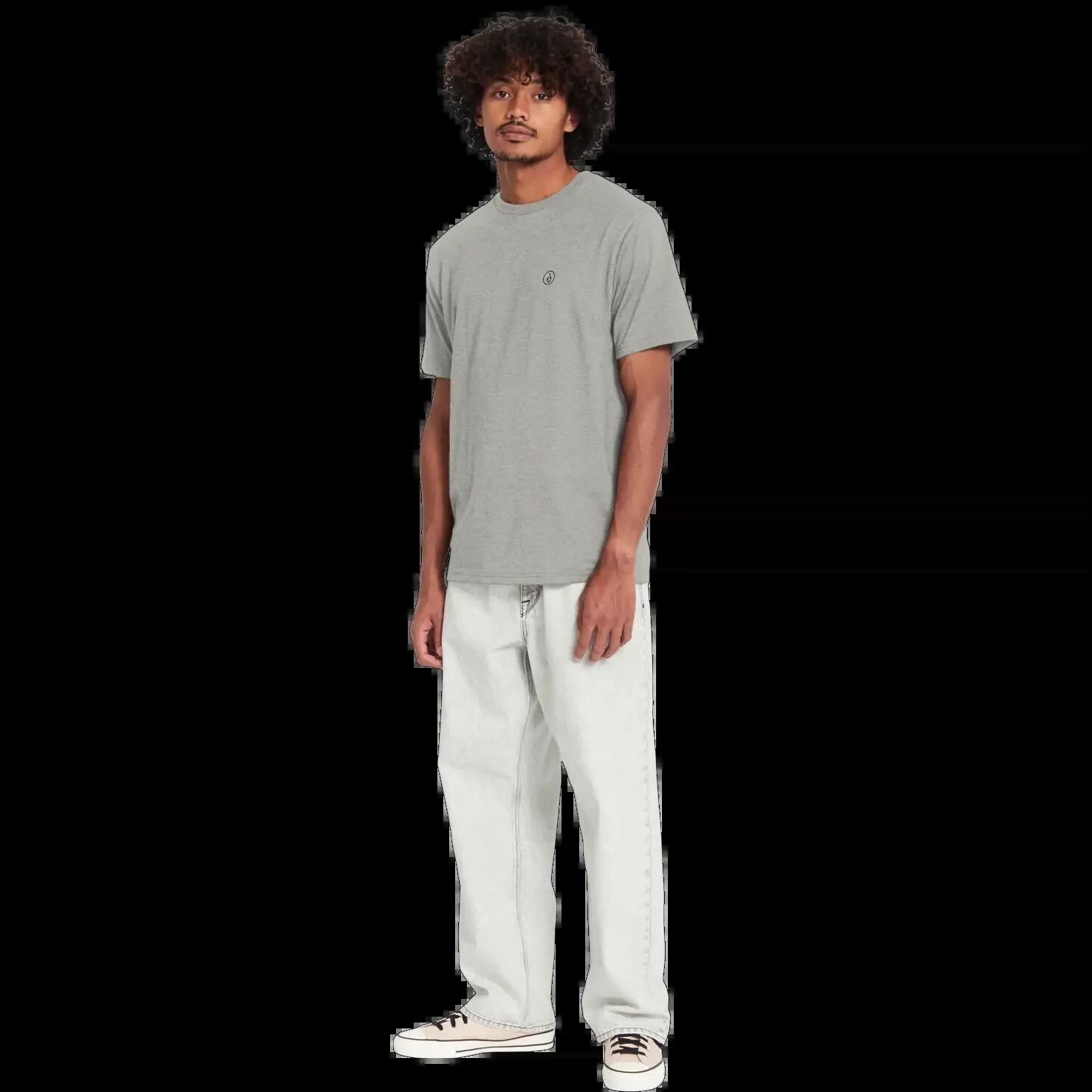 T-shirt Volcom CIRCLE BLANKS HTH Gris ChinÃ© 5/5