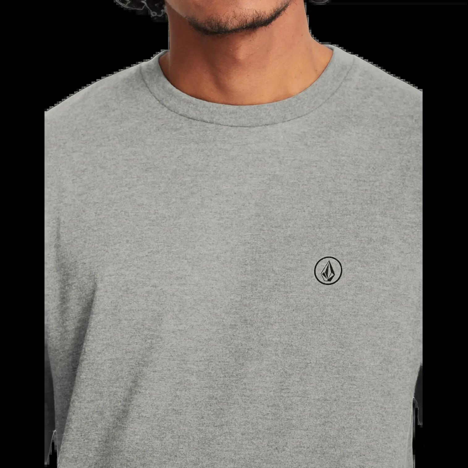 T-shirt Volcom CIRCLE BLANKS HTH Gris ChinÃ© 4/5