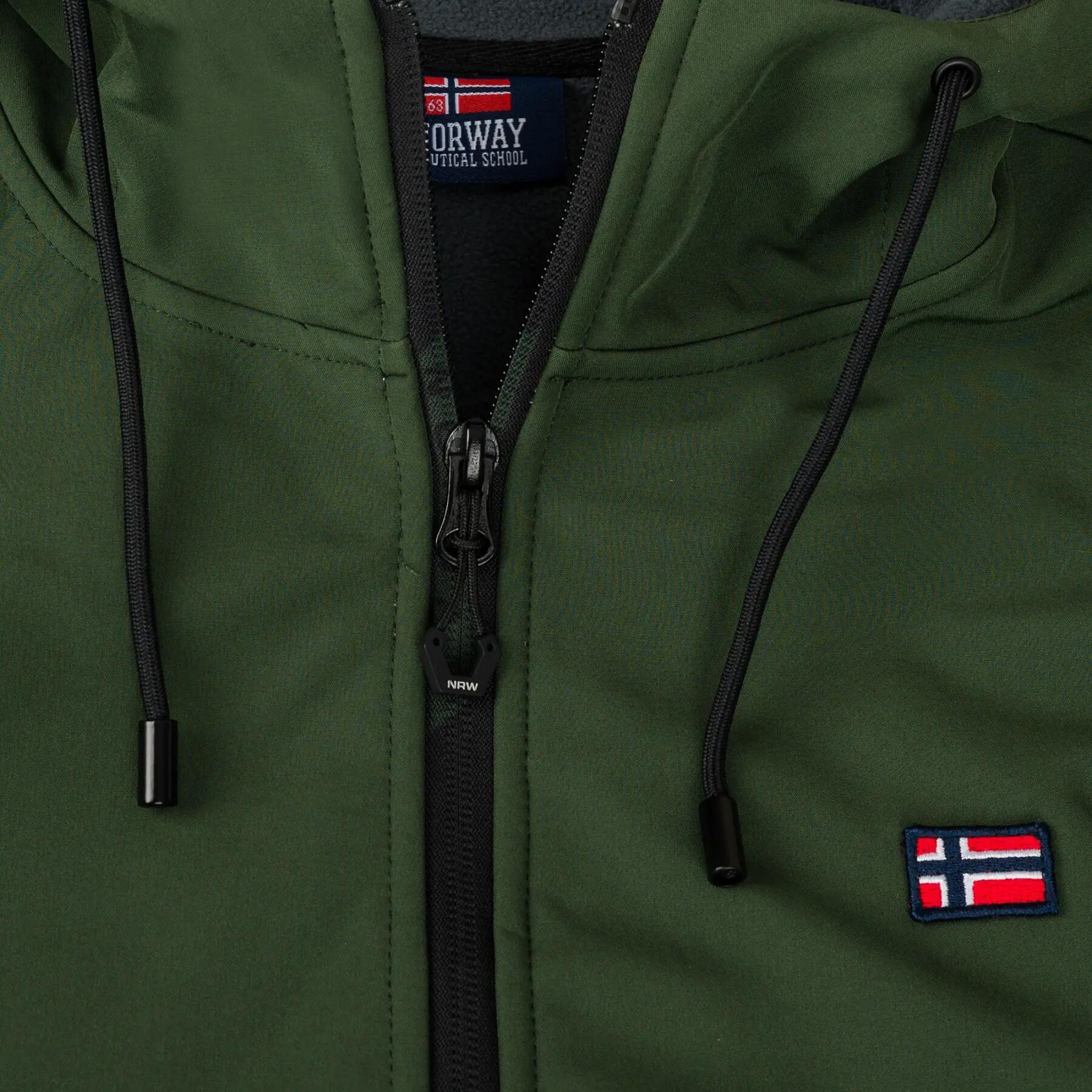Pánská nepromokavá softshellová turistická bunda Norway 5/7