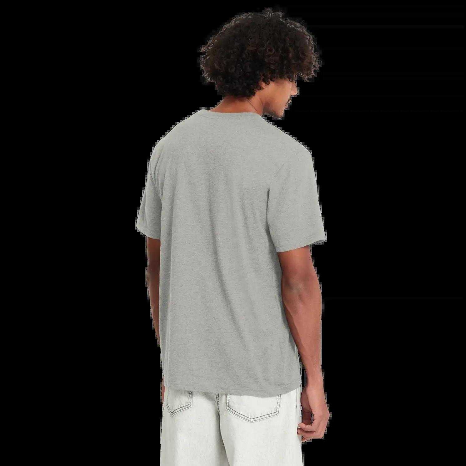 T-shirt Volcom CIRCLE BLANKS HTH Gris ChinÃ© 2/5